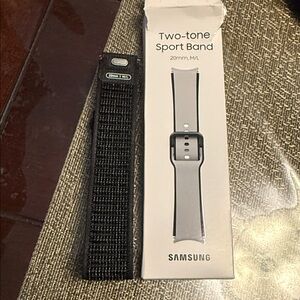 Samsung Two-tone Sport Band - Black and Gray